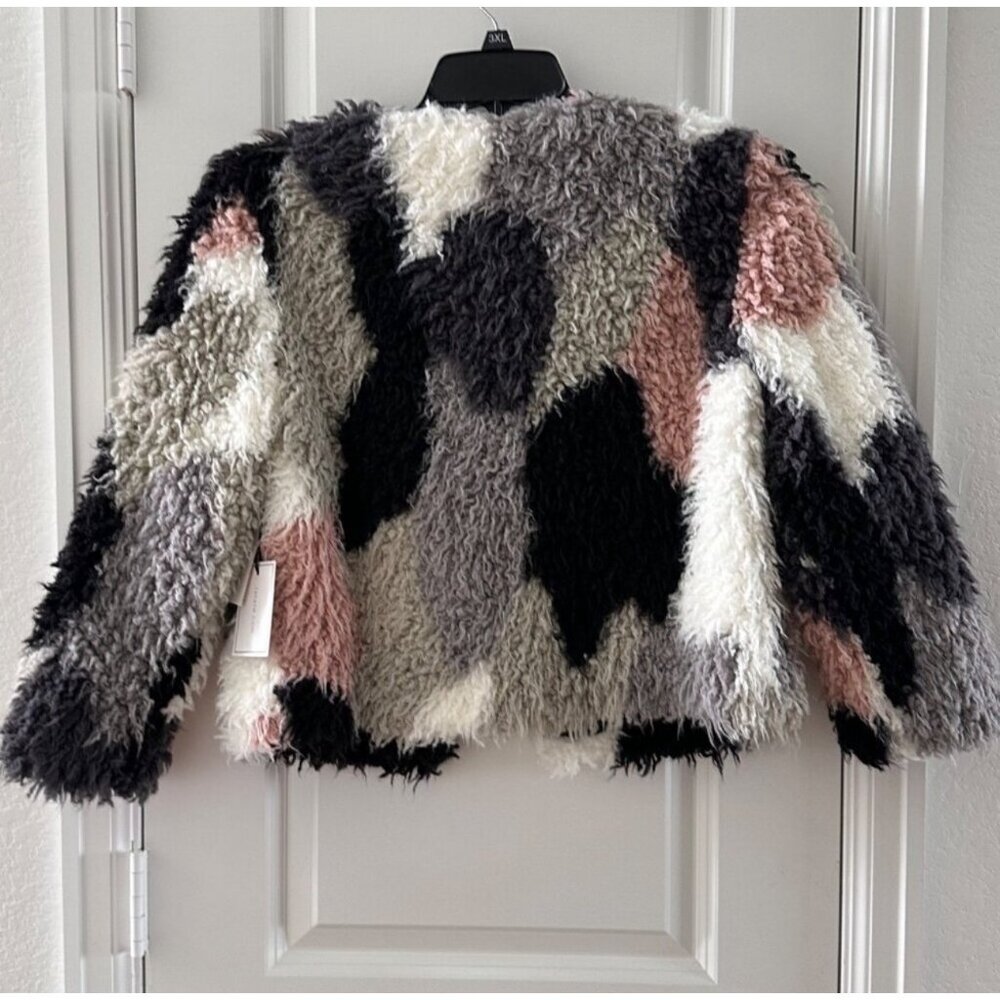 1.STATE Faux Fur Moody Hues Jacket Size S - Picture 4 of 10